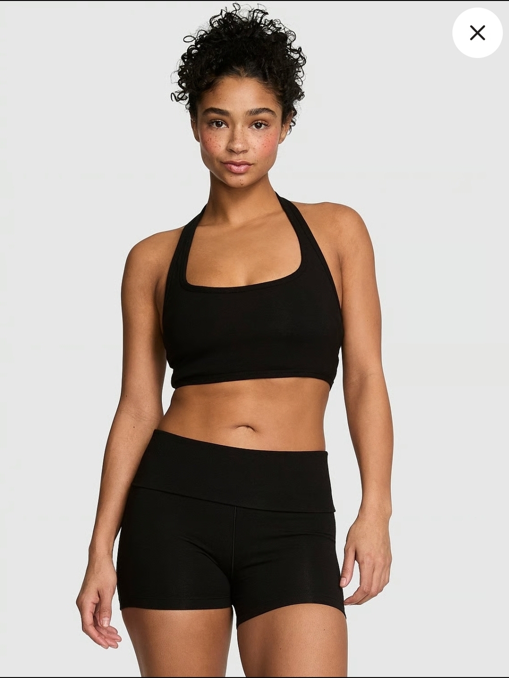PINK Victoria's Secret Black Bike Shorts